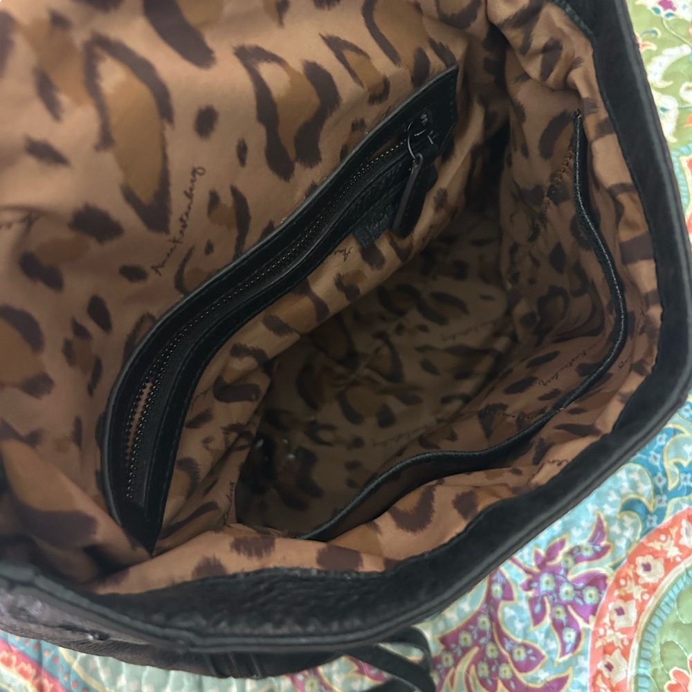 Aimee Kestenberg Black Backpack Sleek Minimalist Design - Picture 6 of 6